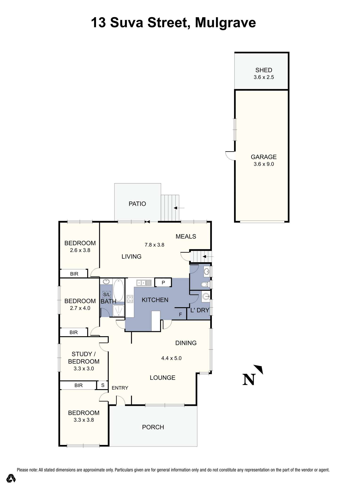 Floorplan of Homely house listing, 13 Suva Street, Mulgrave VIC 3170