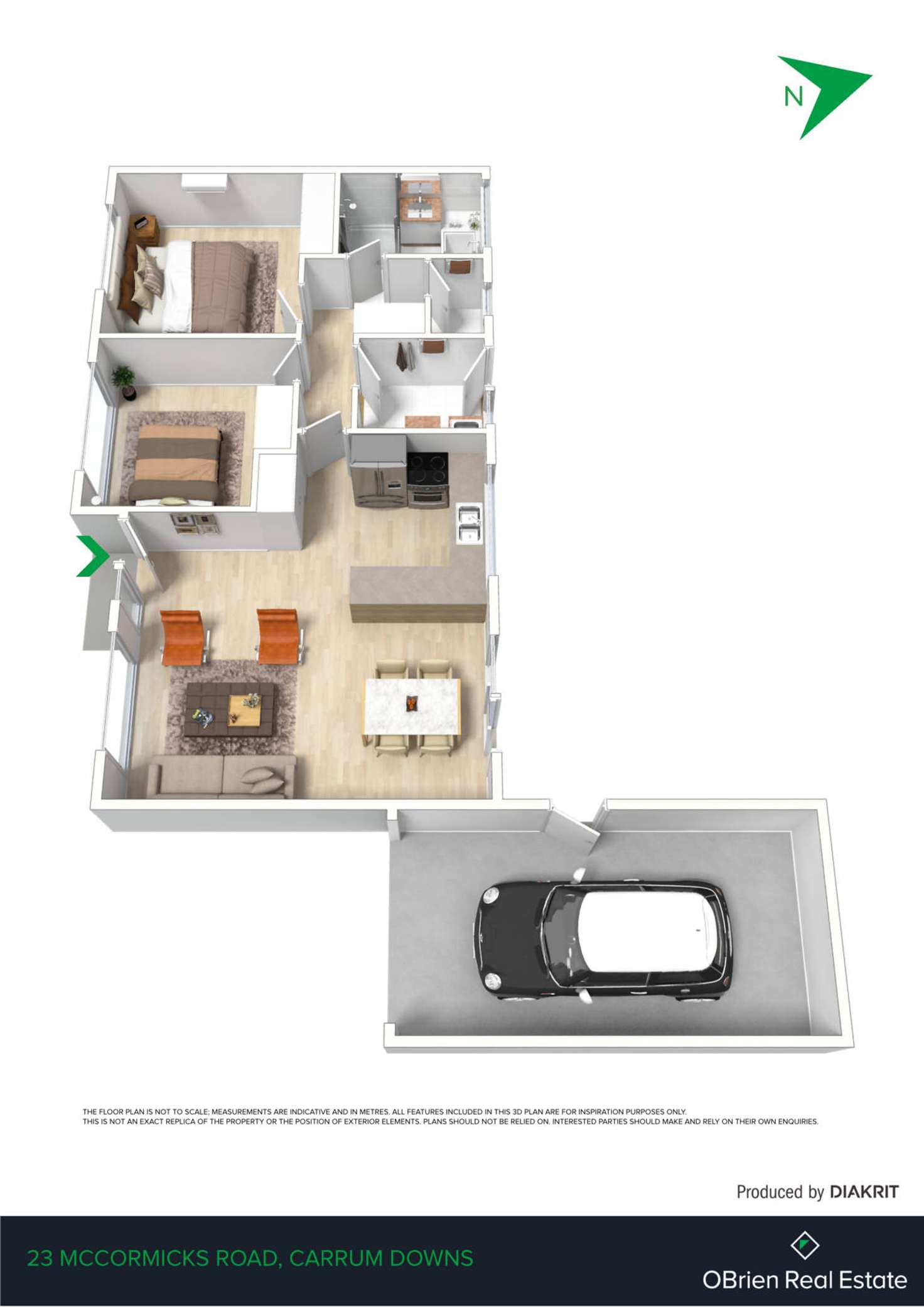 Floorplan of Homely unit listing, 3/23 McCormicks Road, Carrum Downs VIC 3201