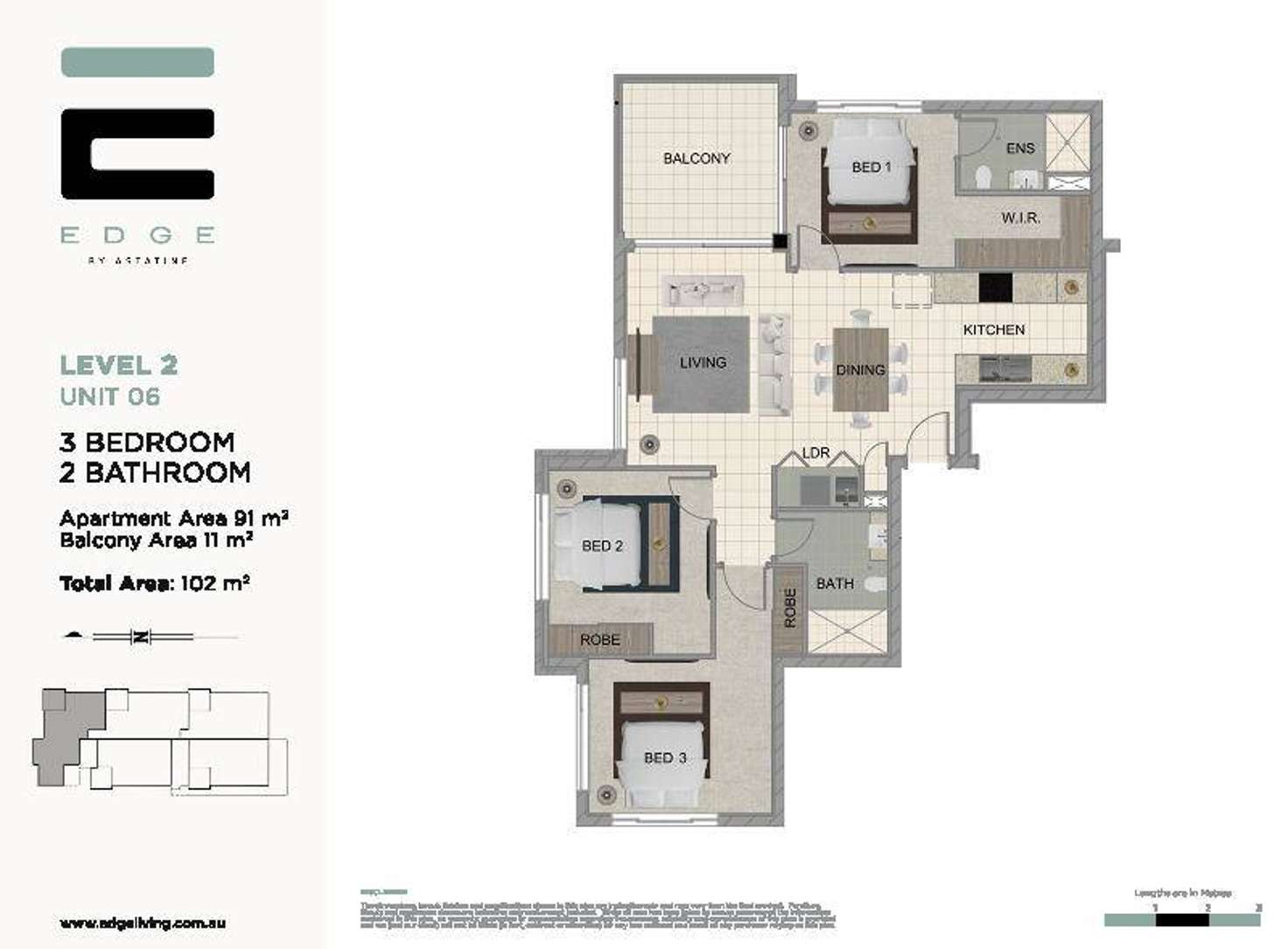 Floorplan of Homely apartment listing, 11/42 Samford Road, Alderley QLD 4051