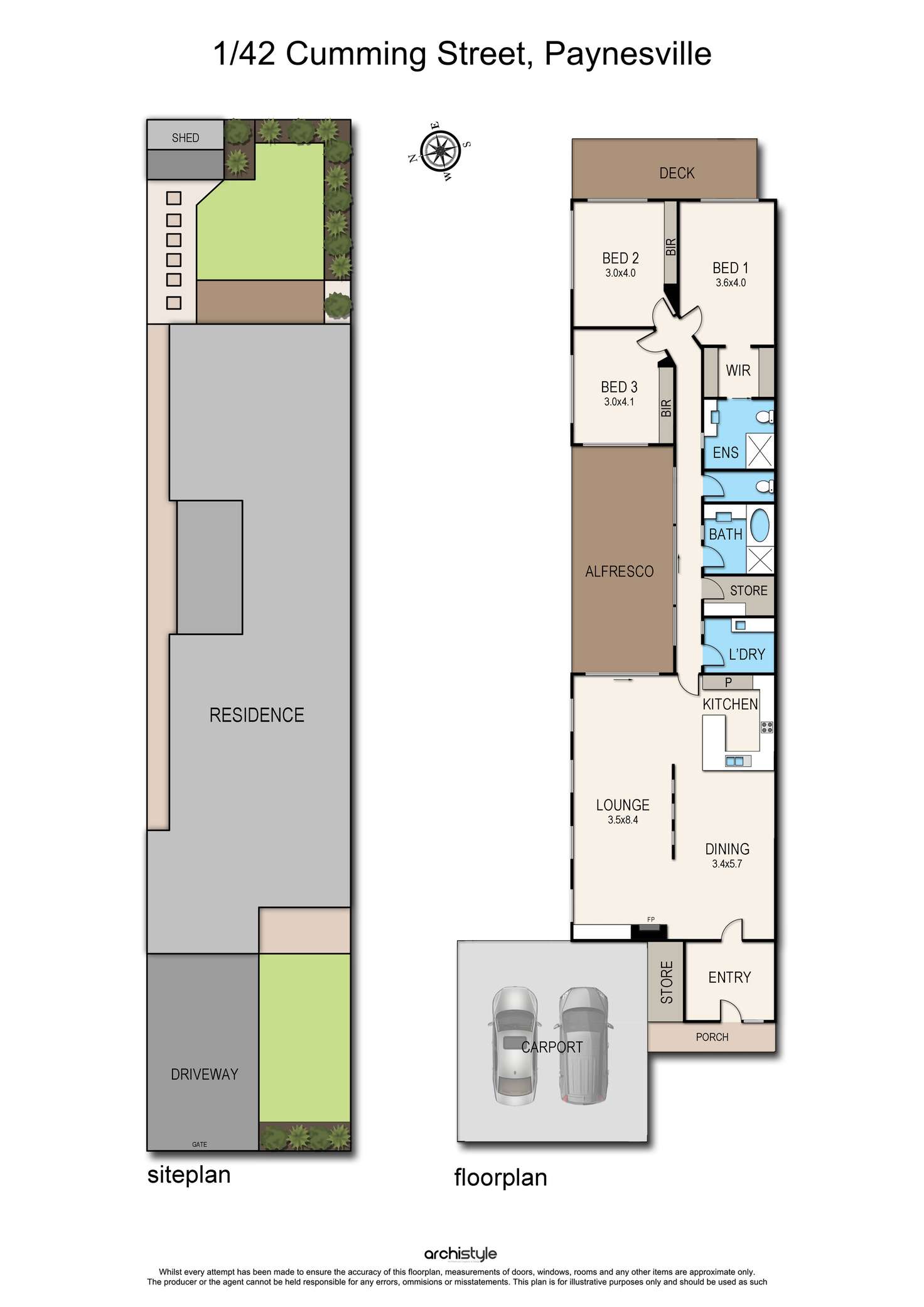 Floorplan of Homely house listing, 42 Cumming Street, Paynesville VIC 3880