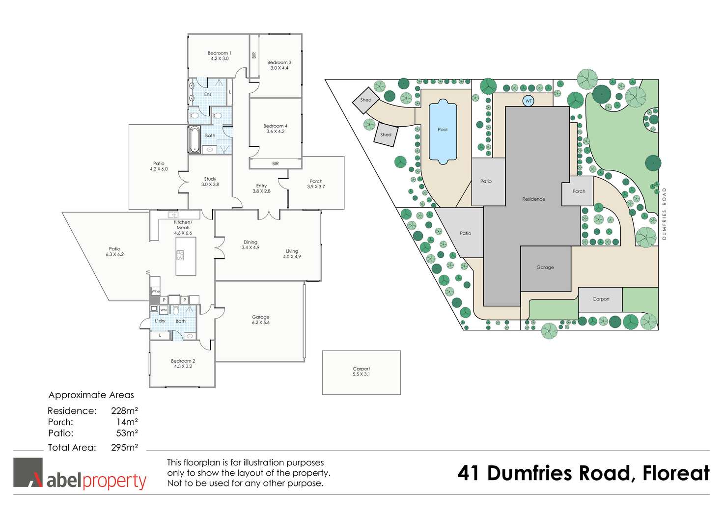 Floorplan of Homely house listing, 41 Dumfries Road, Floreat WA 6014