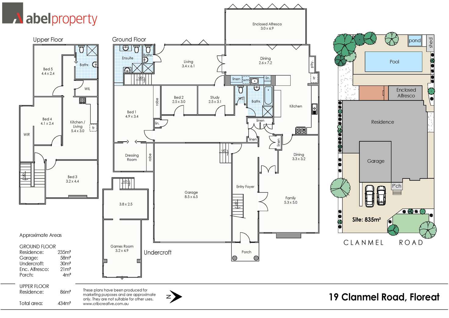 Floorplan of Homely house listing, 19 Clanmel Road, Floreat WA 6014