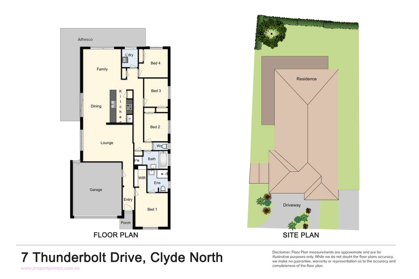 Floorplan of Homely house listing, 7 Thunderbolt Drive, Cranbourne East VIC 3977