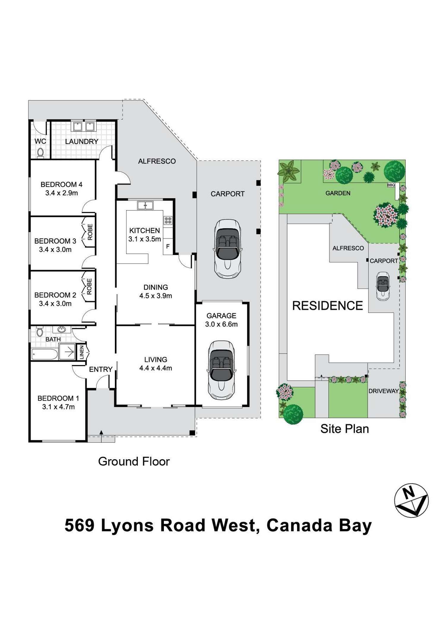 Floorplan of Homely house listing, 569 Lyons Road West, Canada Bay NSW 2046