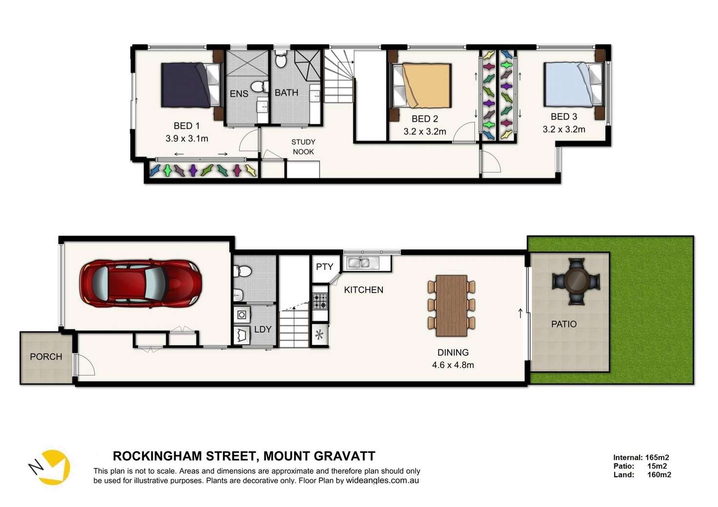Floorplan of Homely townhouse listing, 44 Rockingham Street, Mount Gravatt QLD 4122