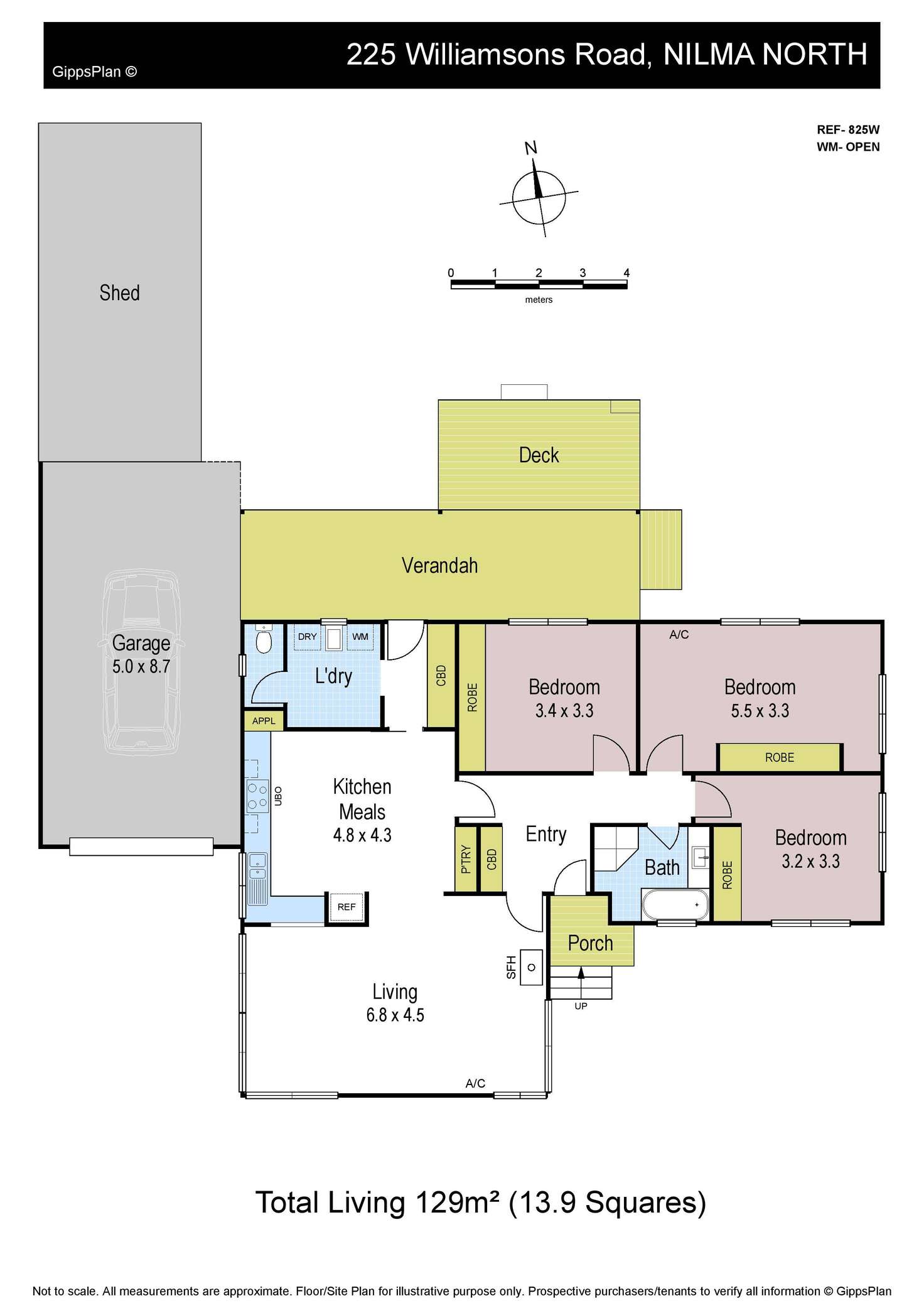 Floorplan of Homely house listing, 225 Williamsons Road, Nilma North VIC 3821