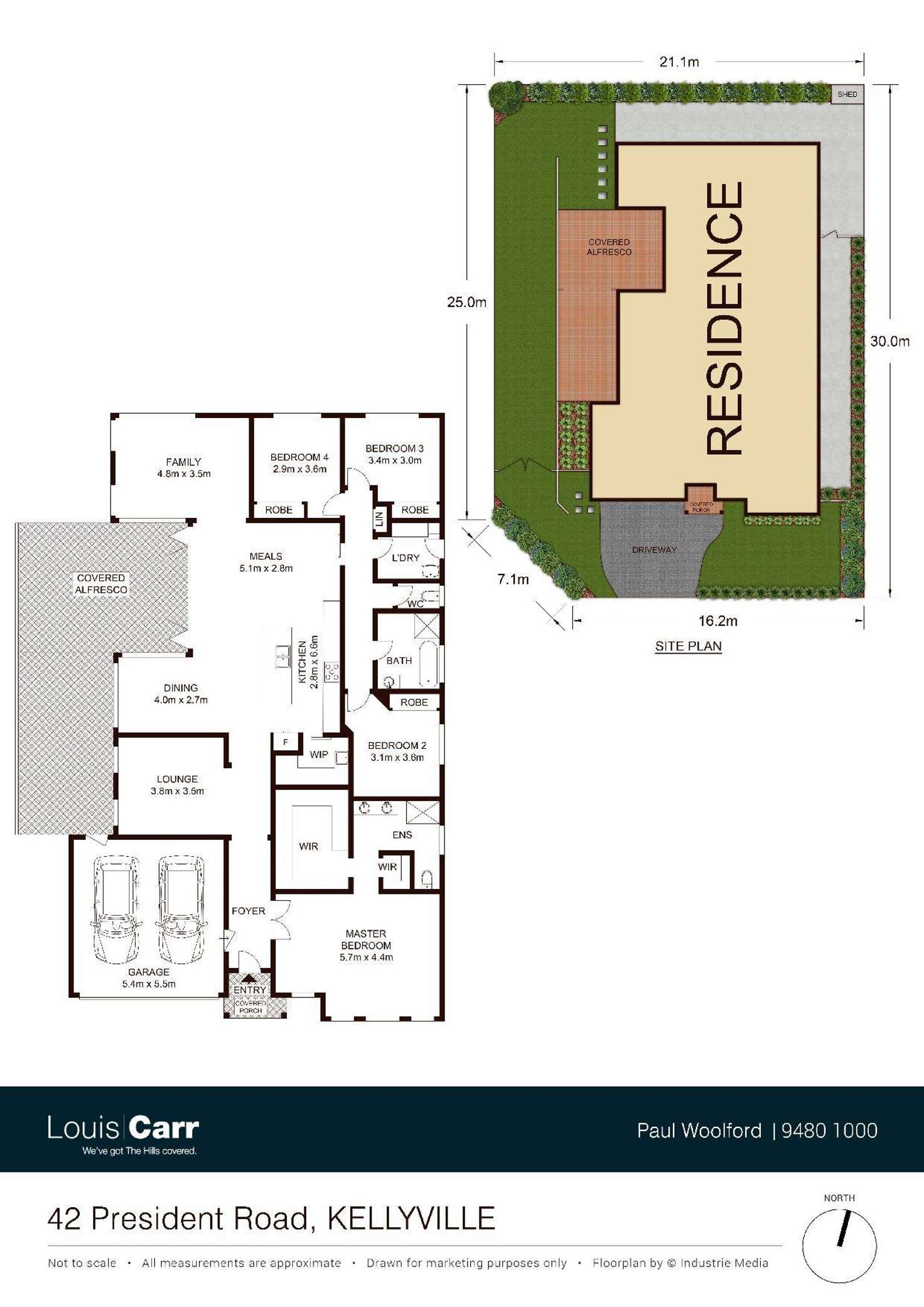 Floorplan of Homely house listing, 42 President Road, Kellyville NSW 2155