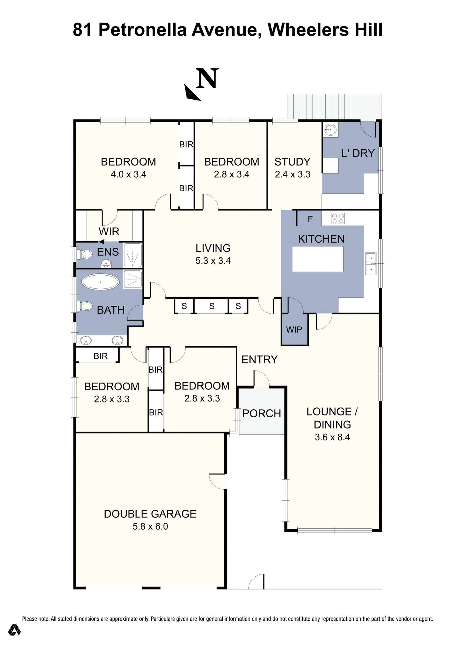 Floorplan of Homely house listing, 81 Petronella Avenue, Wheelers Hill VIC 3150