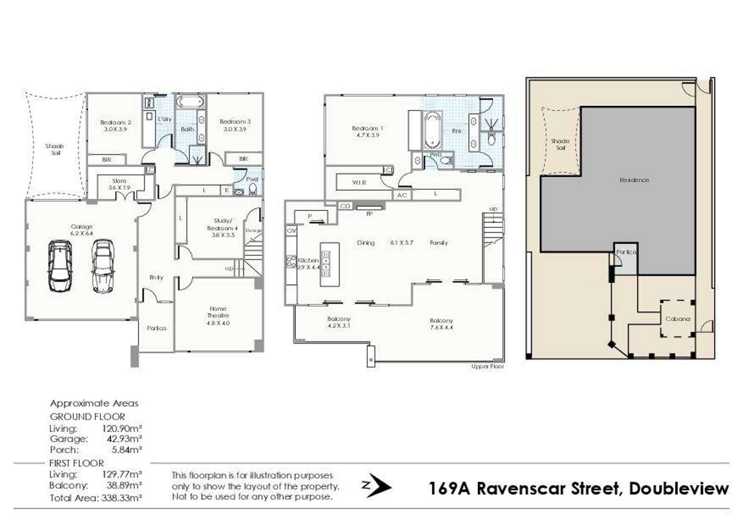 Floorplan of Homely house listing, 169A Ravenscar Street, Doubleview WA 6018