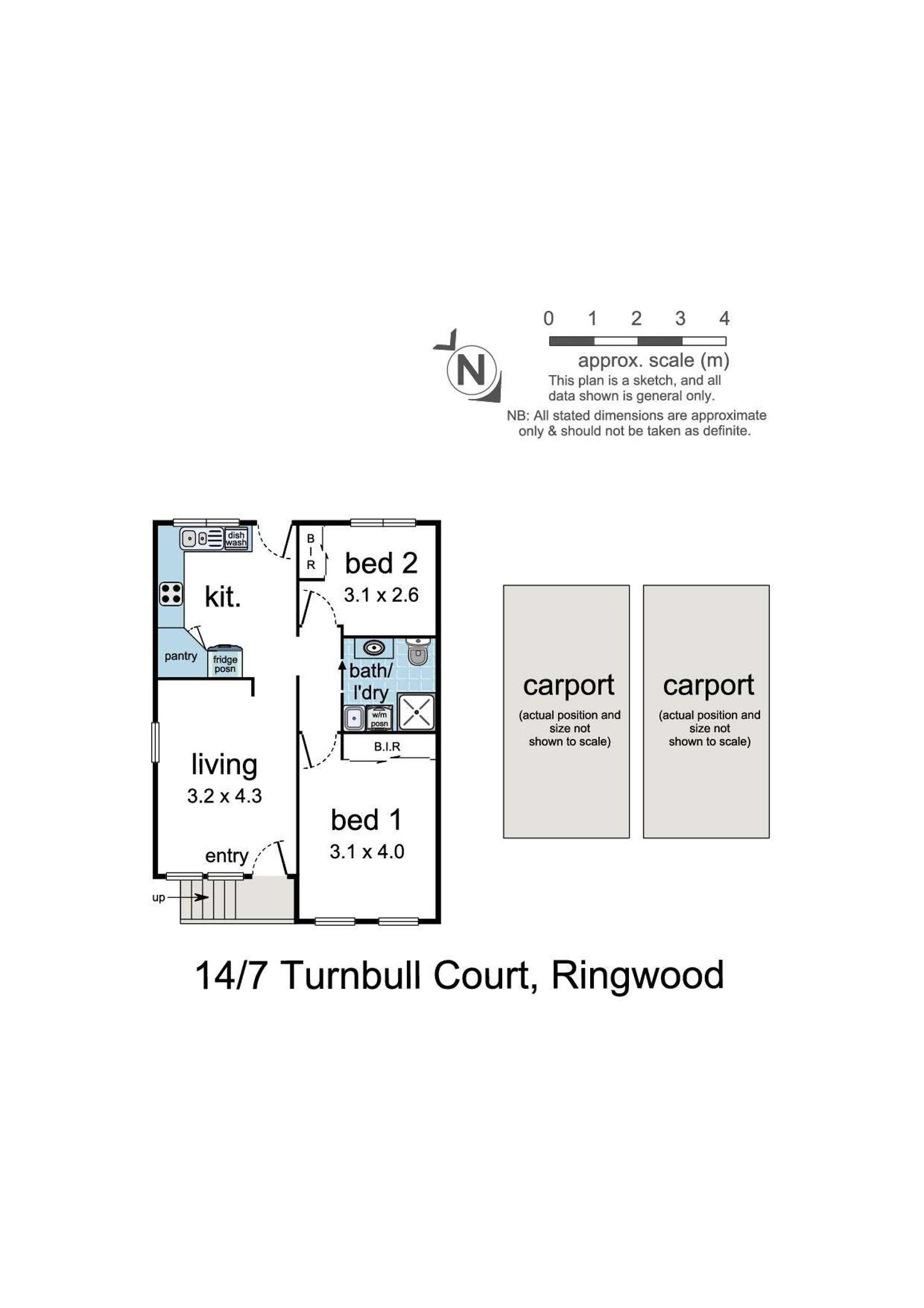 Floorplan of Homely unit listing, 14/7 Turnbull Court, Ringwood VIC 3134