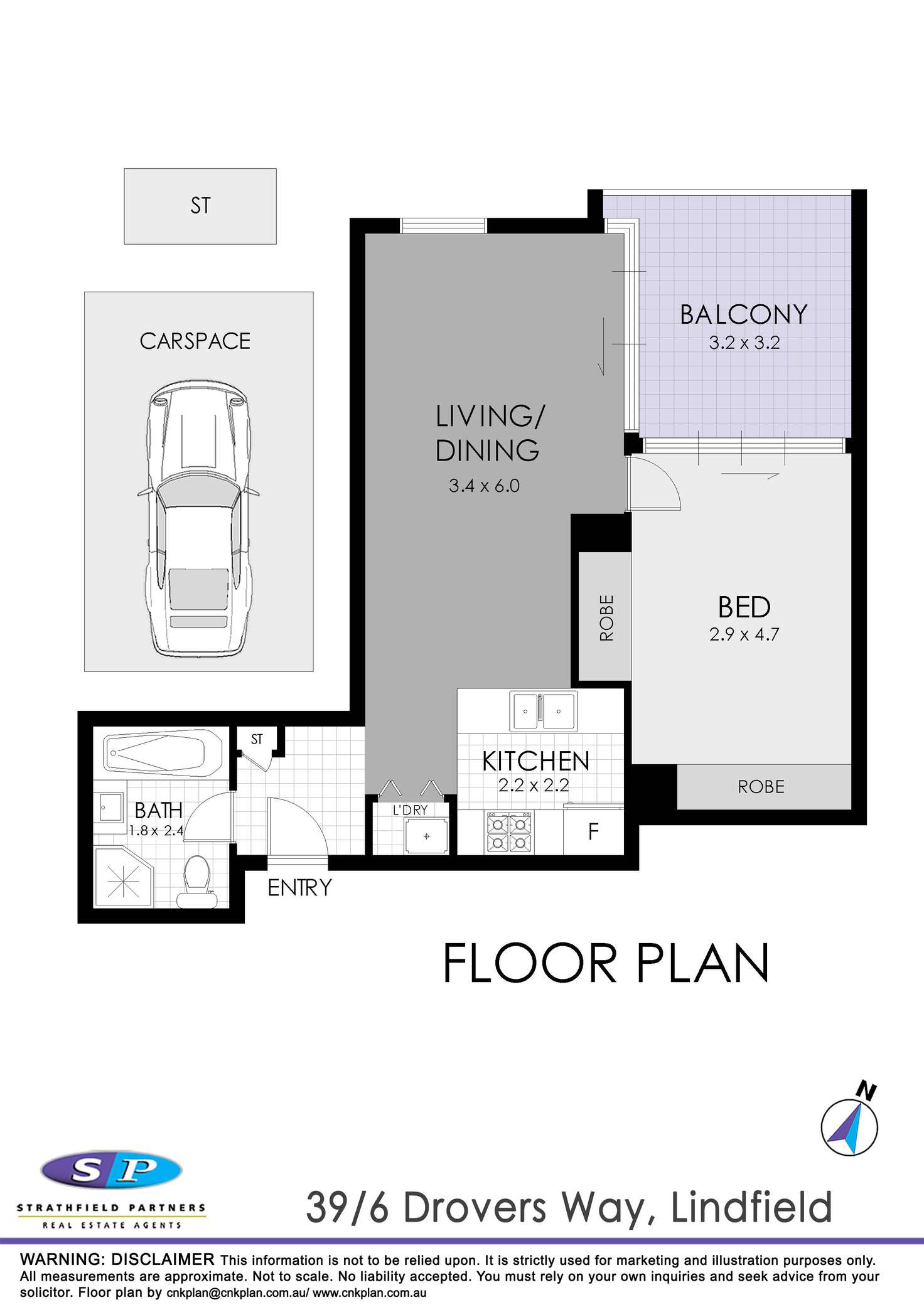 Floorplan of Homely apartment listing, 39/6 Drovers Way, Lindfield NSW 2070