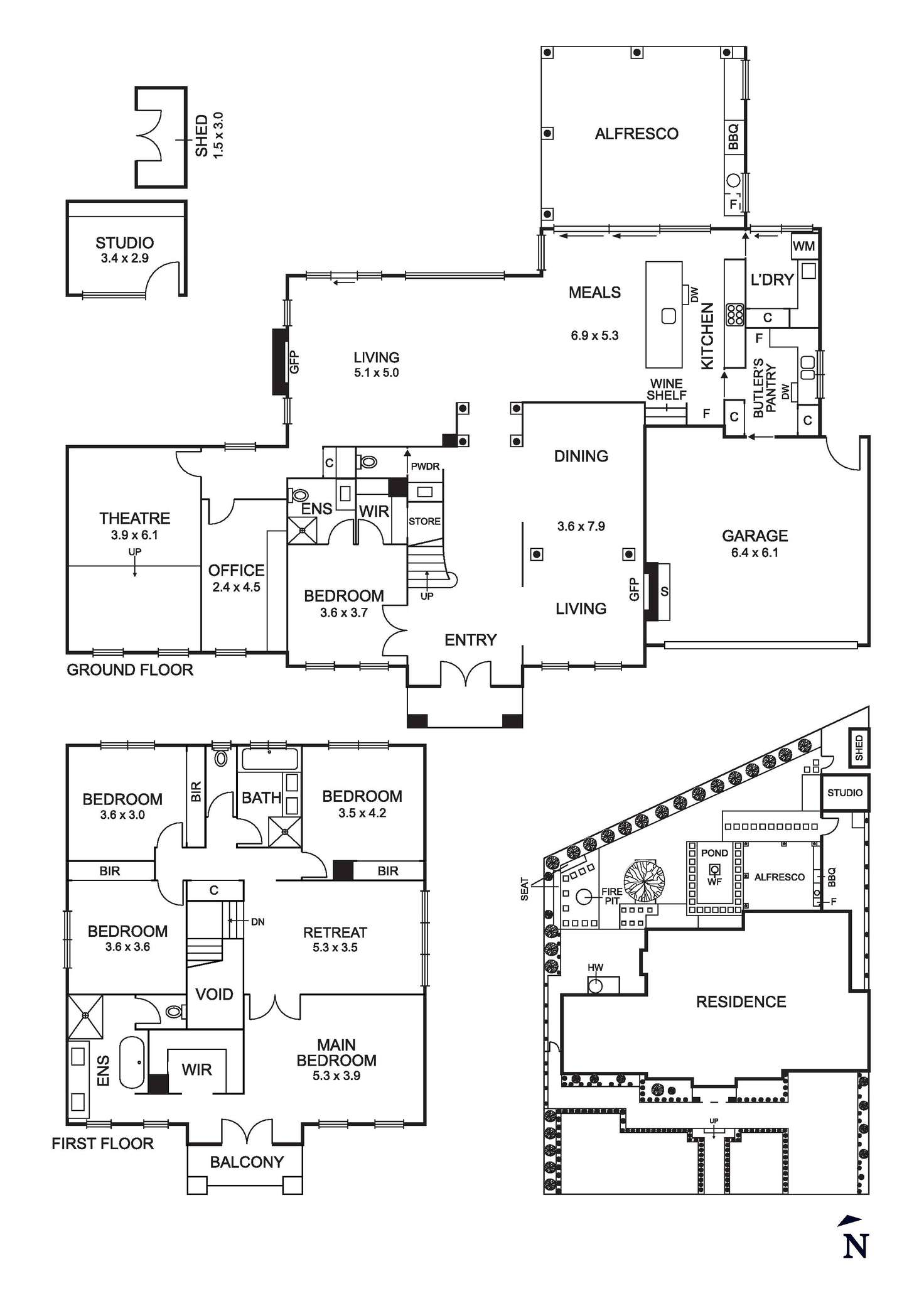 Floorplan of Homely house listing, 243 Porter Street, Templestowe VIC 3106