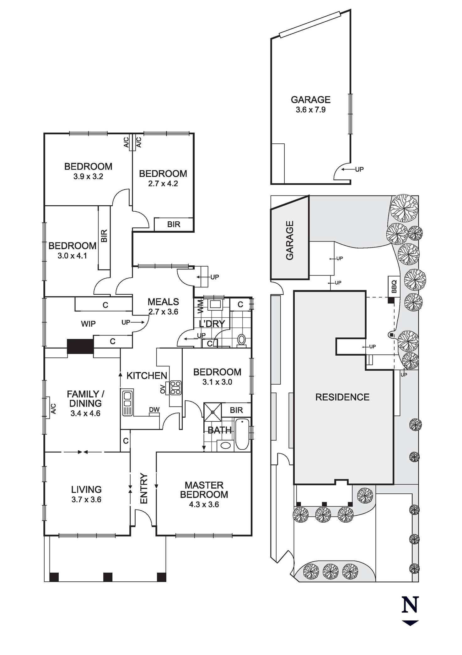 Floorplan of Homely house listing, 349A Reynard Street, Pascoe Vale South VIC 3044