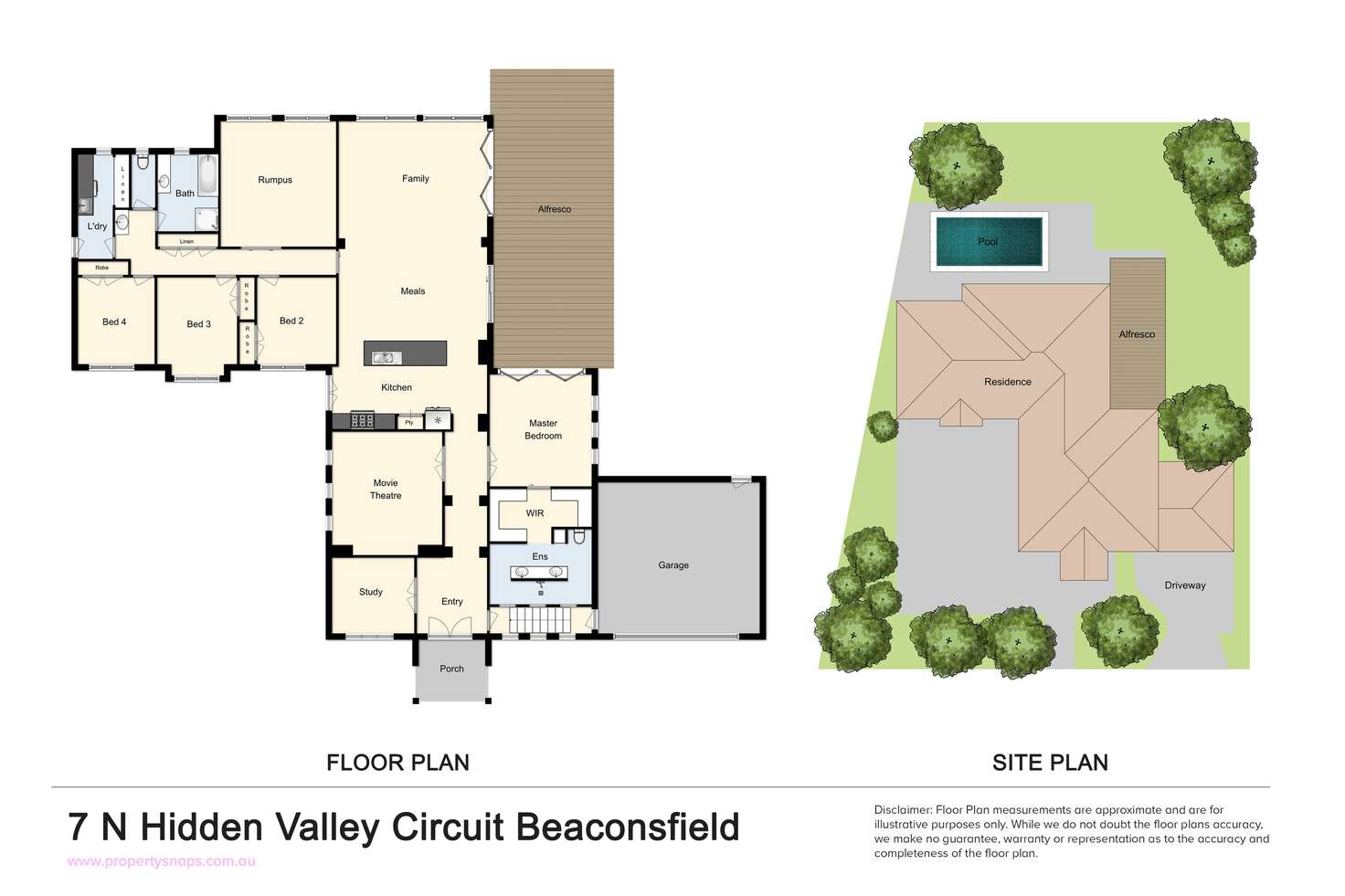 Floorplan of Homely house listing, 7 North Hidden Valley Circuit, Beaconsfield VIC 3807