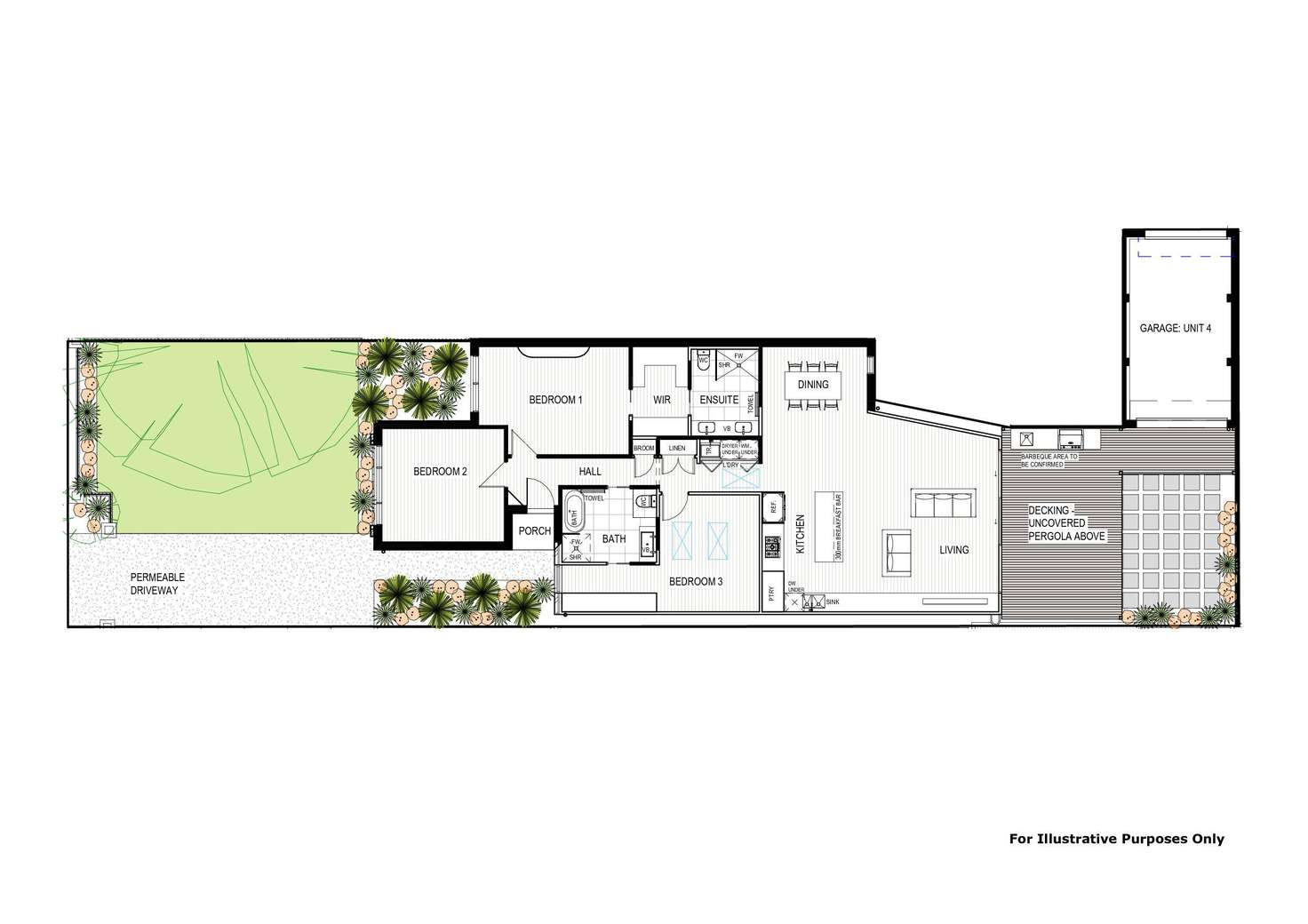 Floorplan of Homely townhouse listing, 4/40-42 Woornack Road, Carnegie VIC 3163