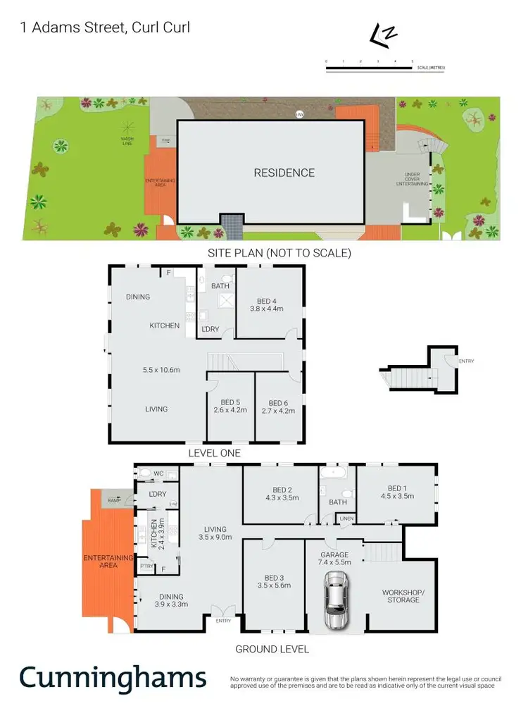 Floorplan of Homely house listing, 1 Adams Street, Curl Curl NSW 2096