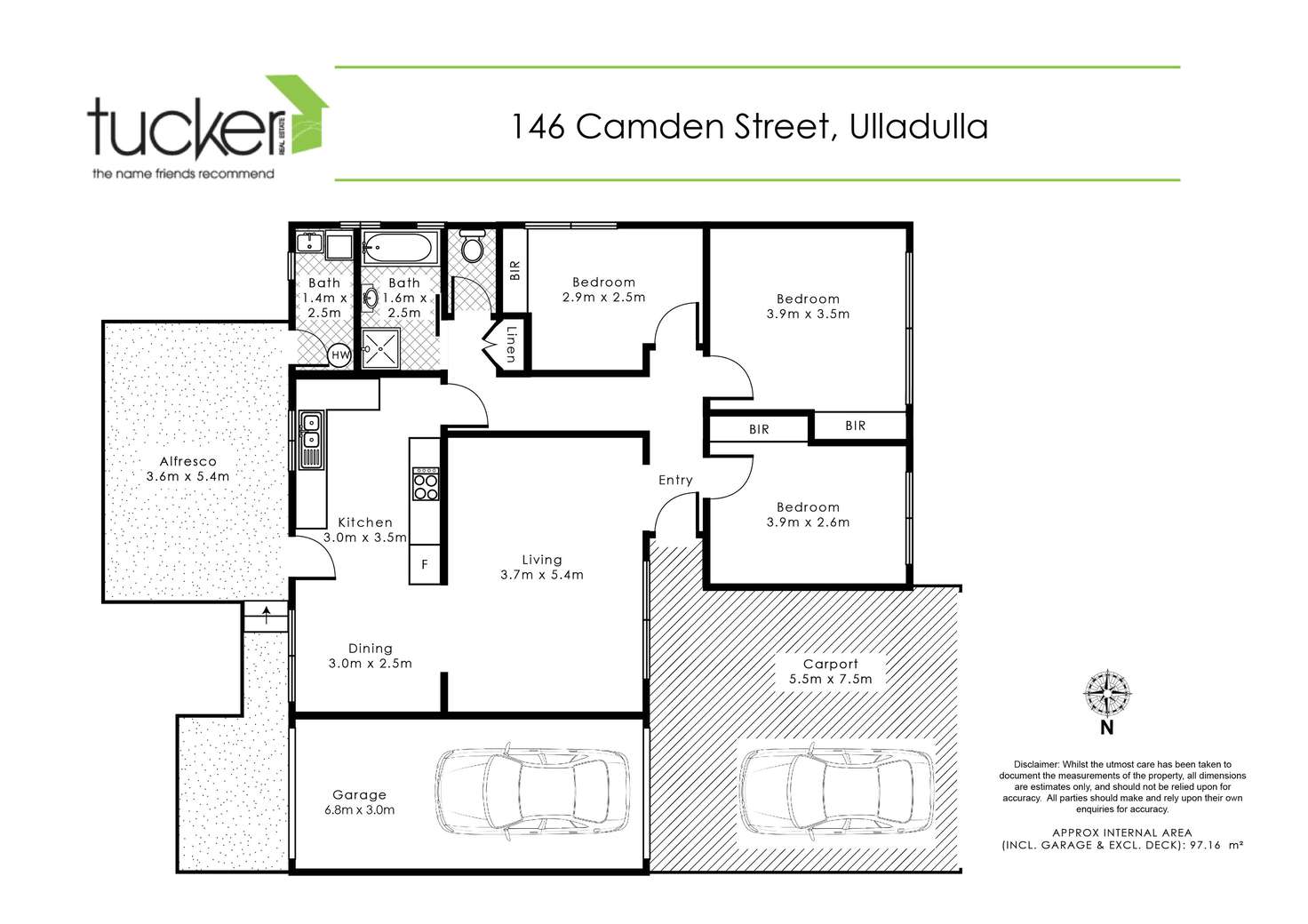 Floorplan of Homely house listing, 146 Camden Street, Ulladulla NSW 2539