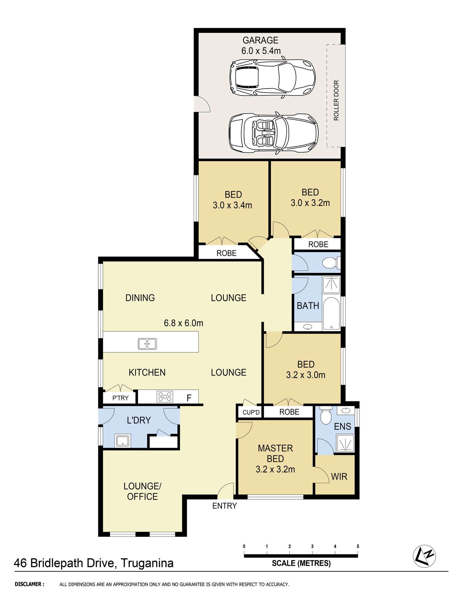 Floorplan of Homely house listing, 46 Bridlepath Drive, Truganina VIC 3029