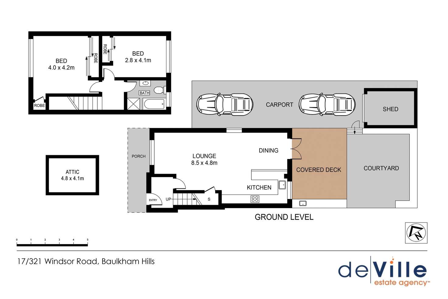 Floorplan of Homely townhouse listing, 17/321 Windsor Road, Baulkham Hills NSW 2153