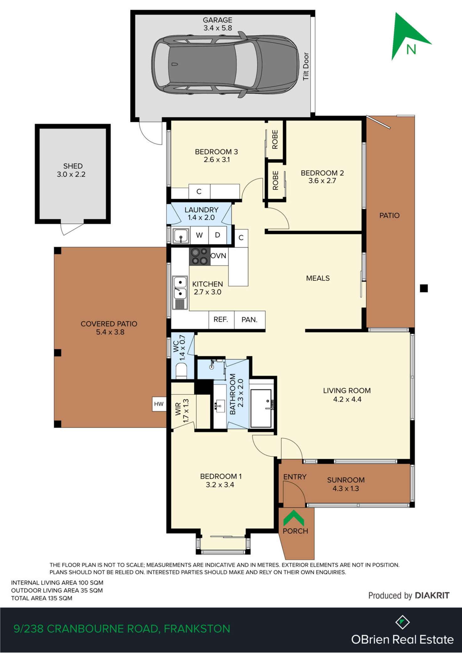 Floorplan of Homely unit listing, 9/238 Cranbourne Road, Frankston VIC 3199