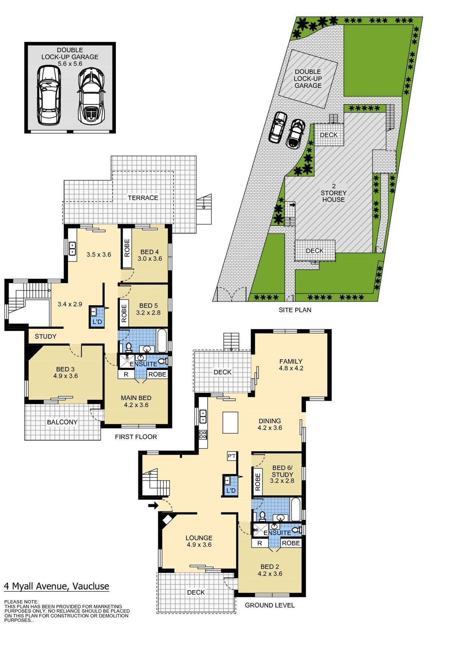 Floorplan of Homely house listing, 4 Myall Avenue, Vaucluse NSW 2030