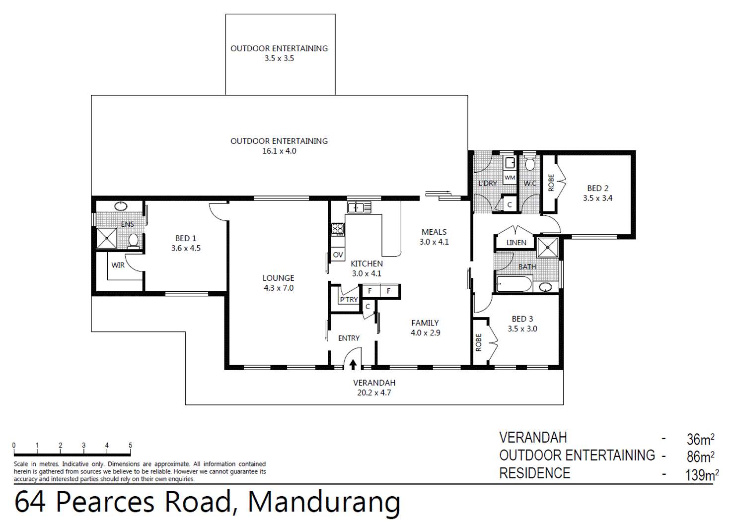 Floorplan of Homely house listing, 64 Pearces Road, Mandurang VIC 3551