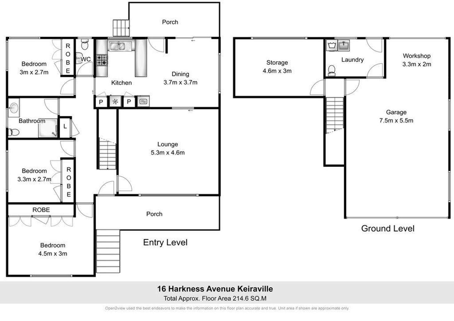 Floorplan of Homely house listing, 16 Harkness Avenue, Keiraville NSW 2500