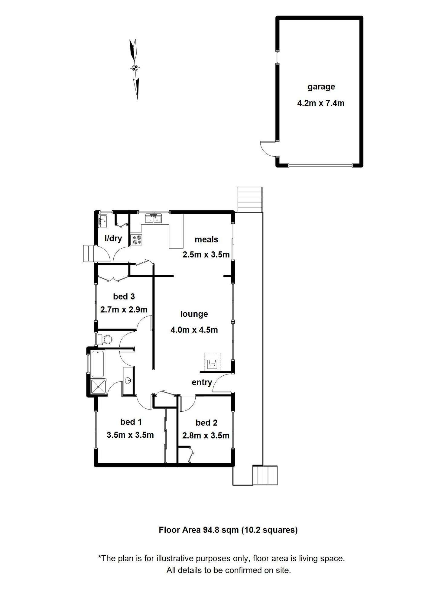 Floorplan of Homely house listing, 40 Wallaby Way, Badger Creek VIC 3777