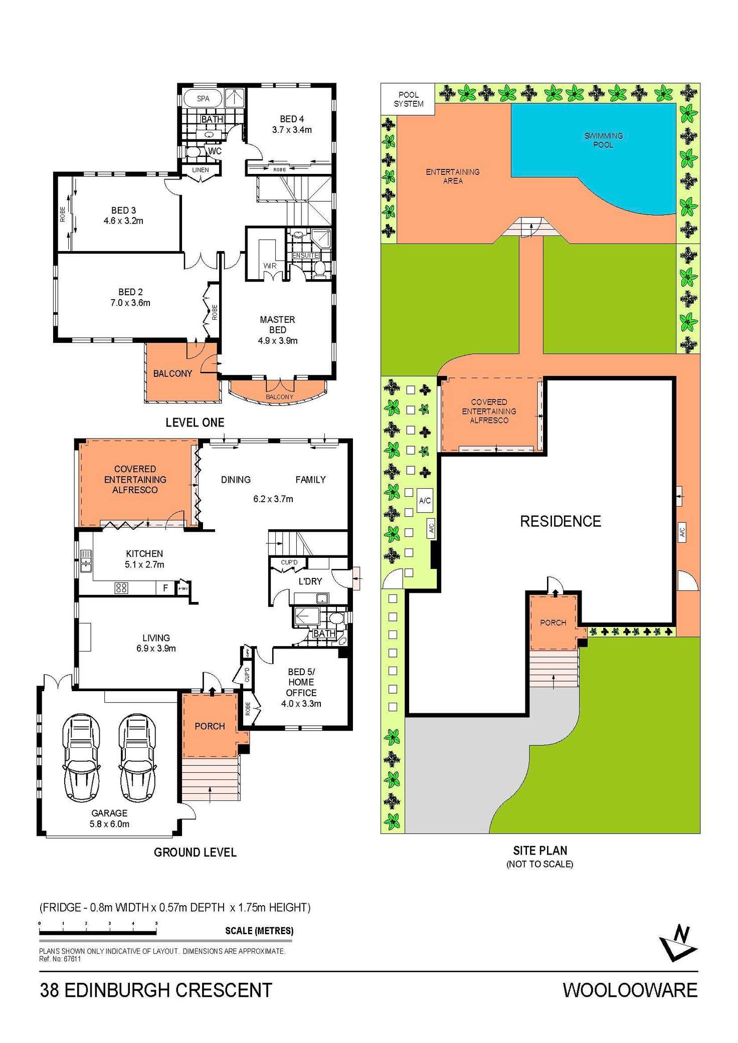 Floorplan of Homely house listing, 38 Edinburgh Crescent, Woolooware NSW 2230