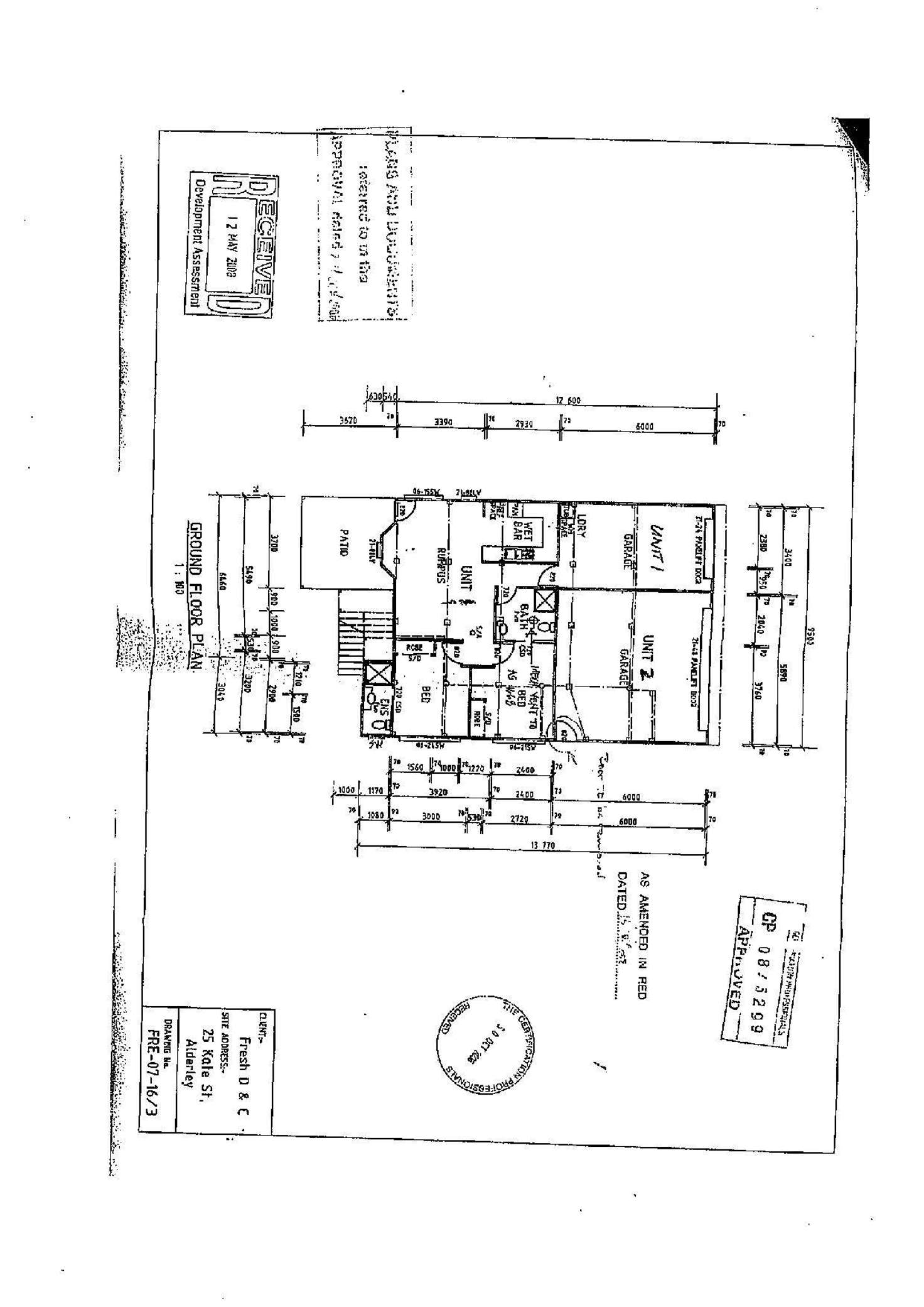 Floorplan of Homely unit listing, 1/25 Kate Street, Alderley QLD 4051