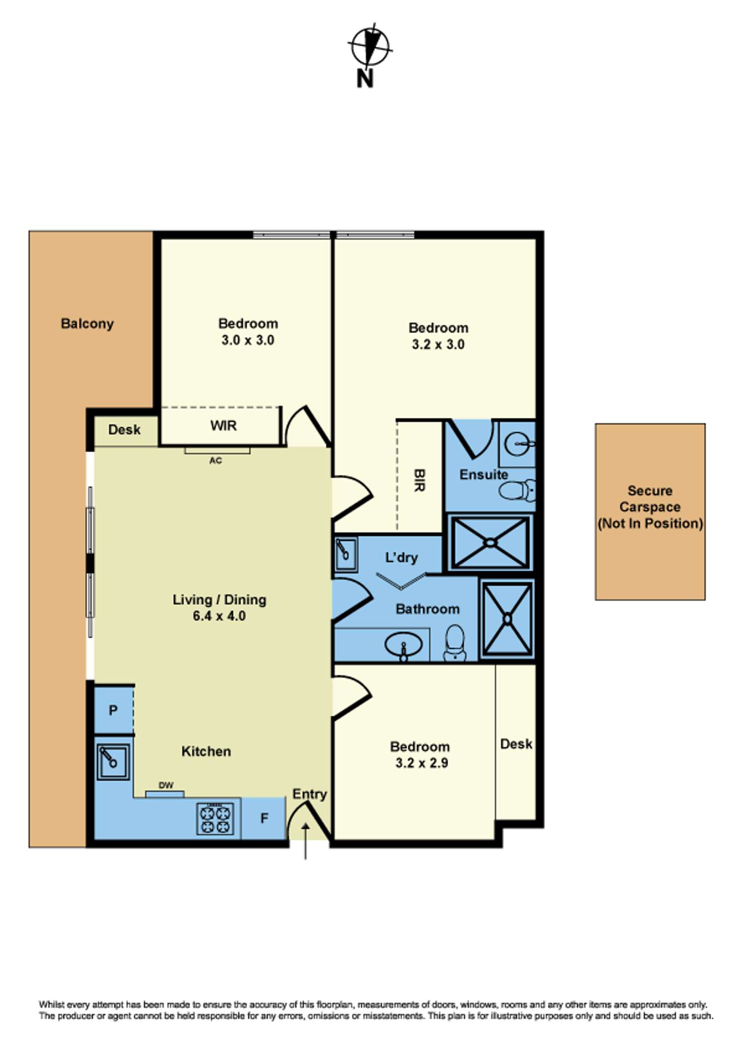 Floorplan of Homely apartment listing, 115/1 Foundry Road, Sunshine VIC 3020
