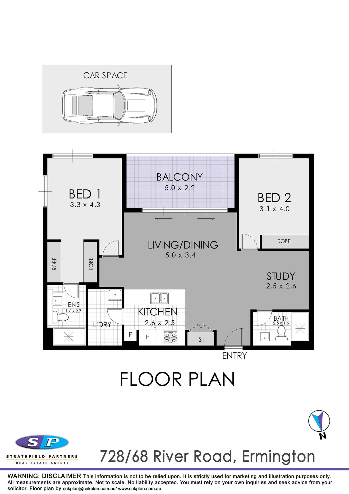 Floorplan of Homely apartment listing, 72 River Road, Ermington NSW 2115