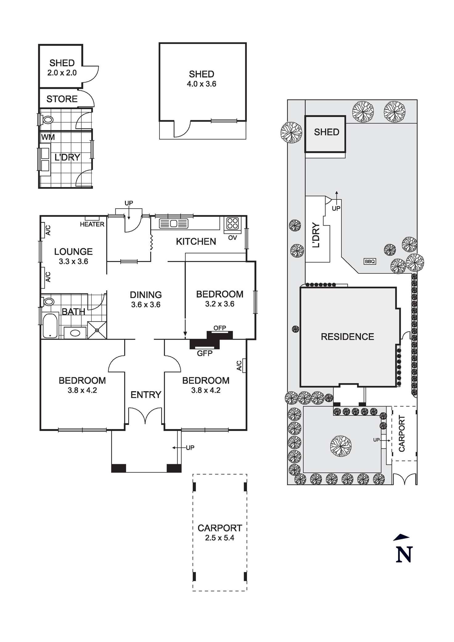 Floorplan of Homely house listing, 6 Harry Street, Brunswick West VIC 3055