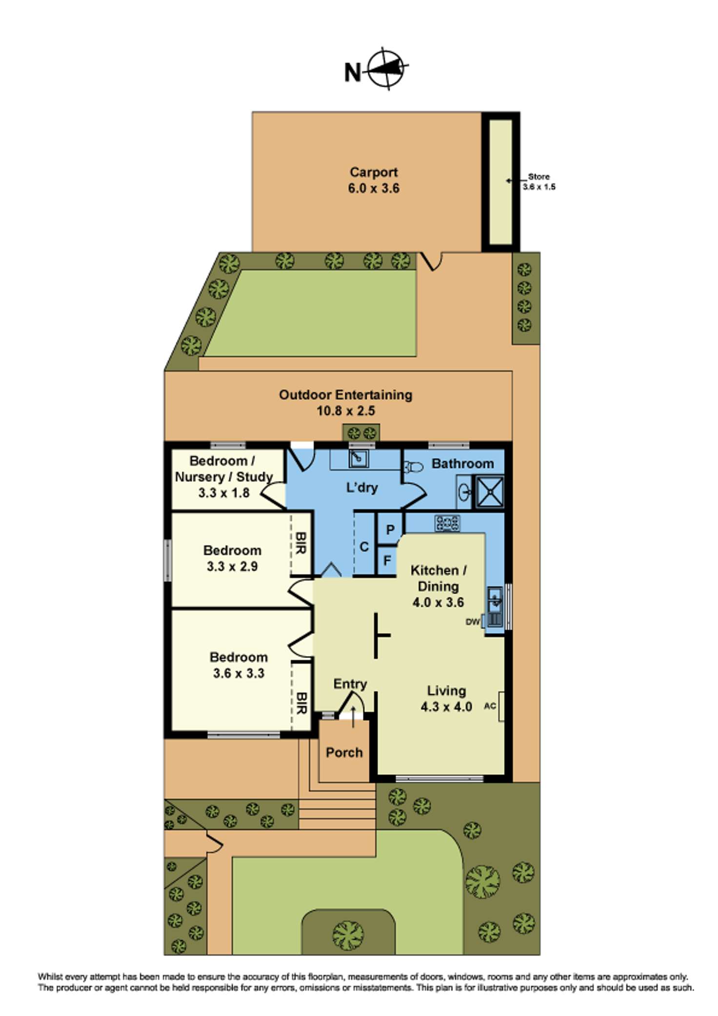 Floorplan of Homely house listing, 1/30 Esmond Street, Ardeer VIC 3022