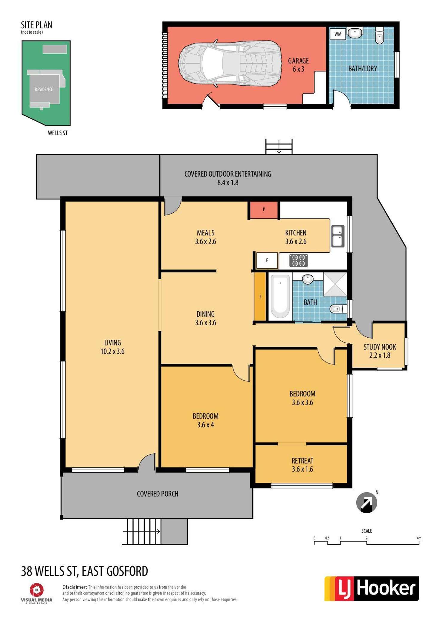 Floorplan of Homely house listing, 38 Wells Street, East Gosford NSW 2250