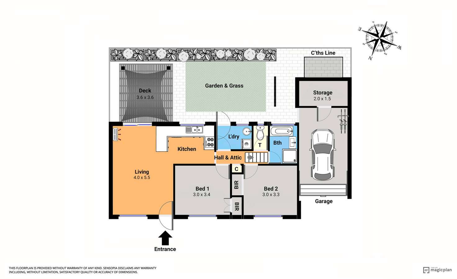 Floorplan of Homely unit listing, 3/3 Pointside Avenue, Bayswater North VIC 3153