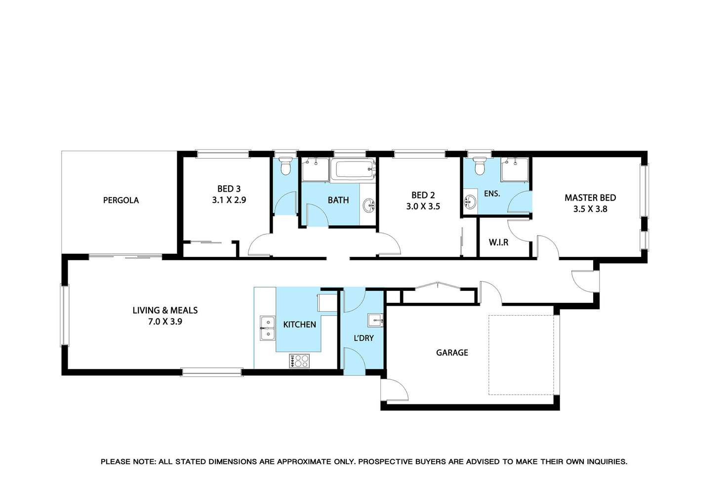 Floorplan of Homely unit listing, 4/89 Atkinson Street, Ballan VIC 3342