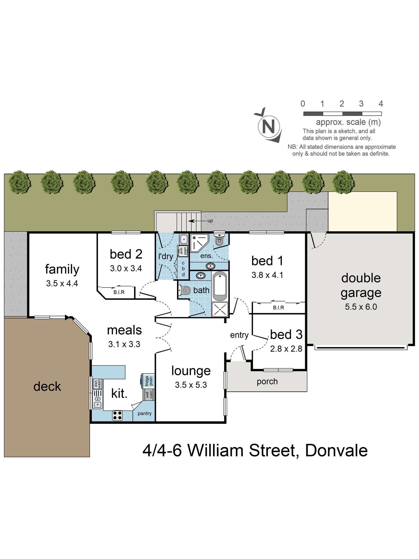 Floorplan of Homely house listing, 4/4-6 William Street, Donvale VIC 3111