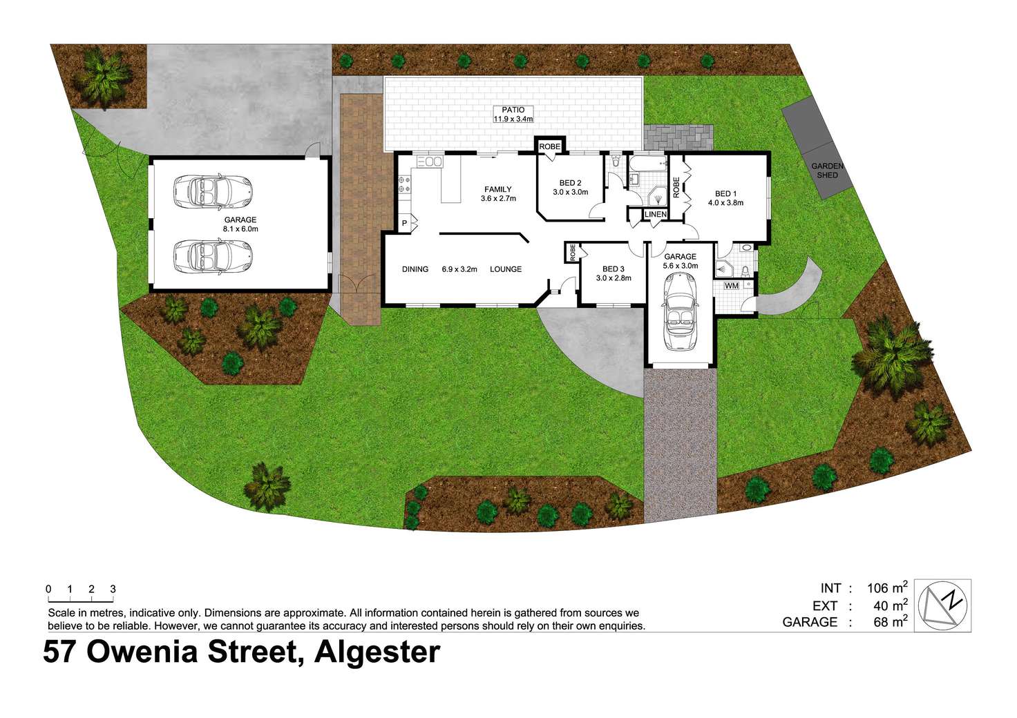 Floorplan of Homely house listing, 57 Owenia Street, Algester QLD 4115