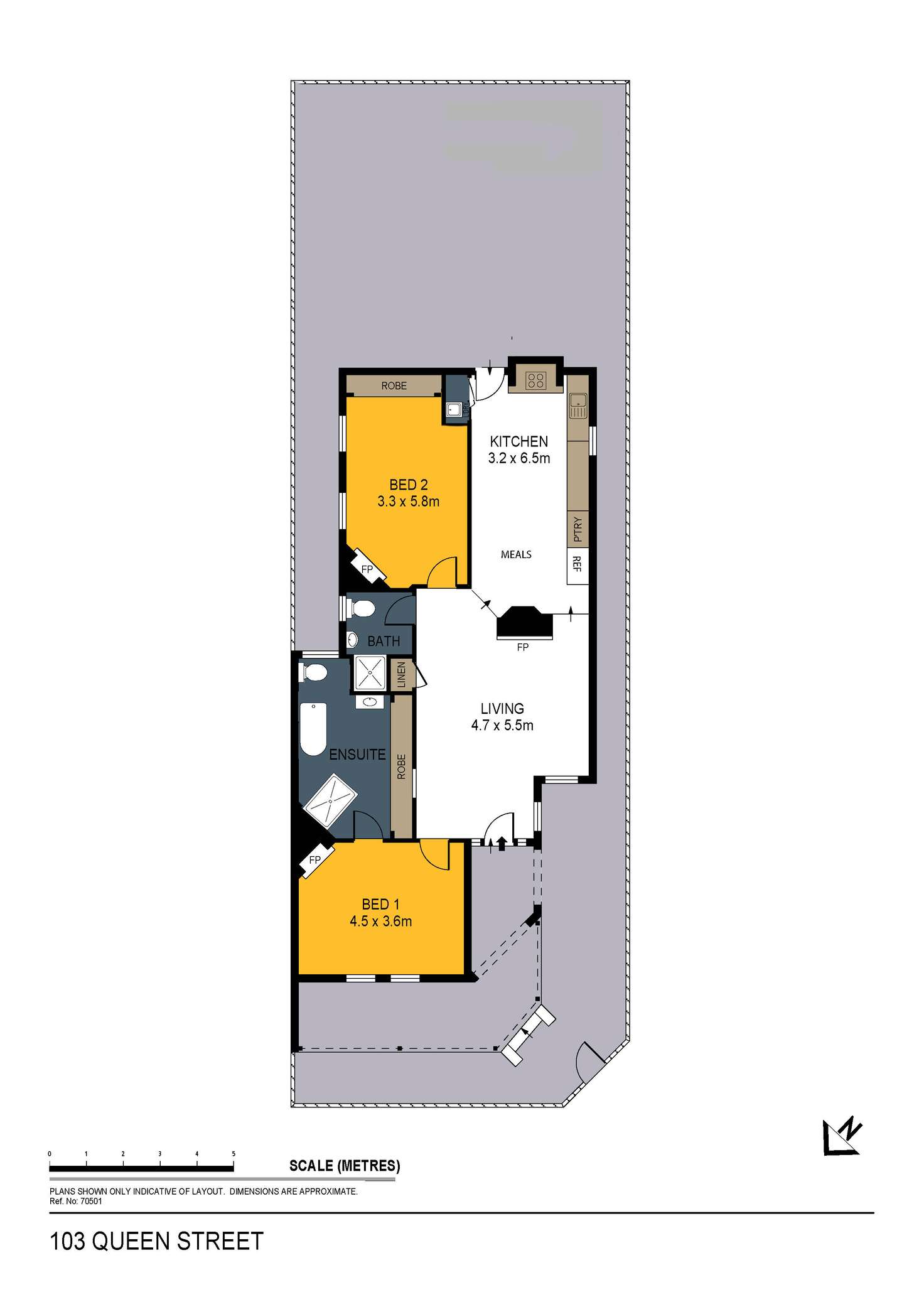 Floorplan of Homely house listing, 103 Queen Street, Bendigo VIC 3550