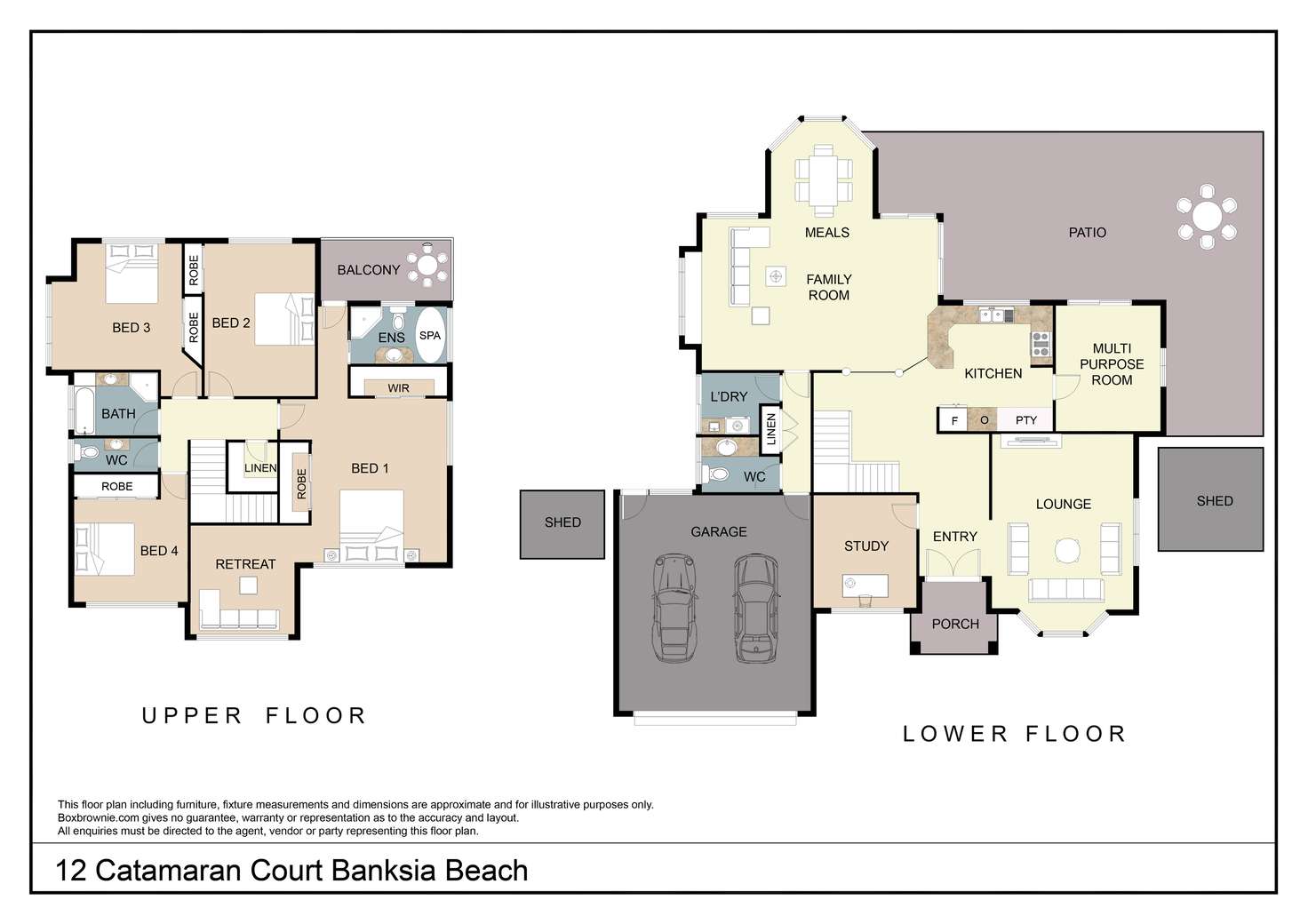 Floorplan of Homely house listing, 11 Catamaran Court, Banksia Beach QLD 4507