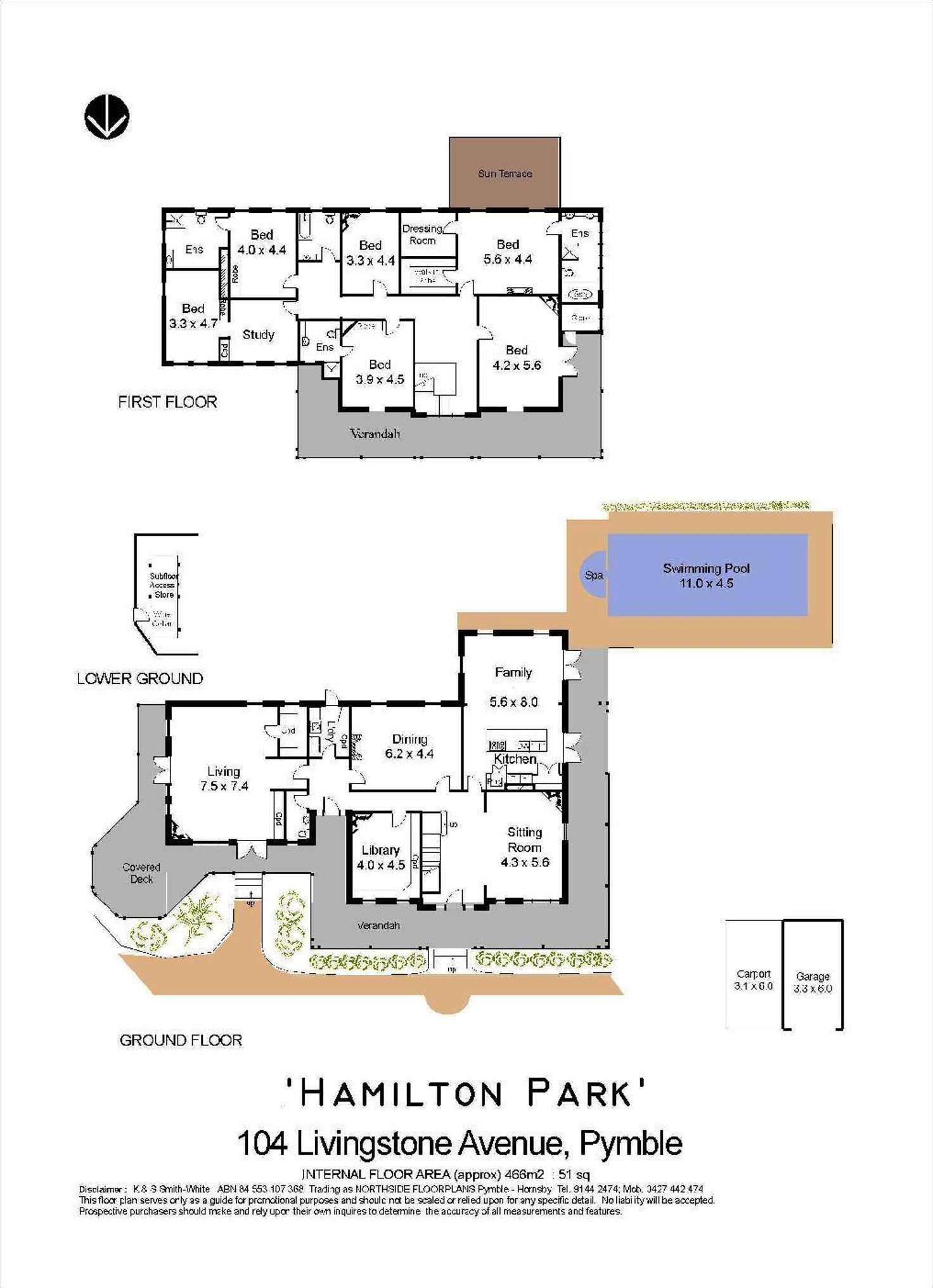 Floorplan of Homely house listing, 104 Livingstone Avenue, Pymble NSW 2073