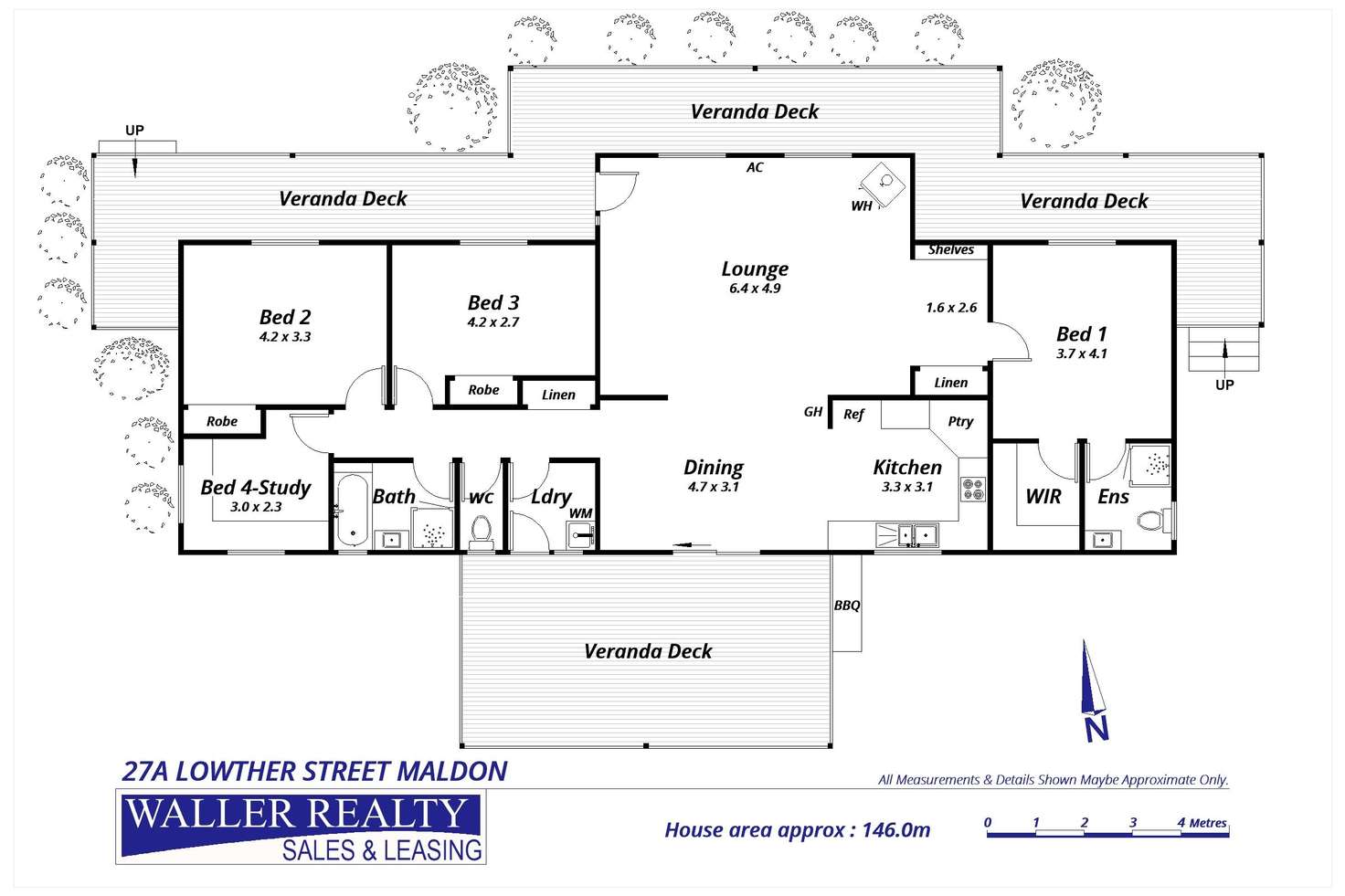 Floorplan of Homely house listing, 27a Lowther Street, Maldon VIC 3463