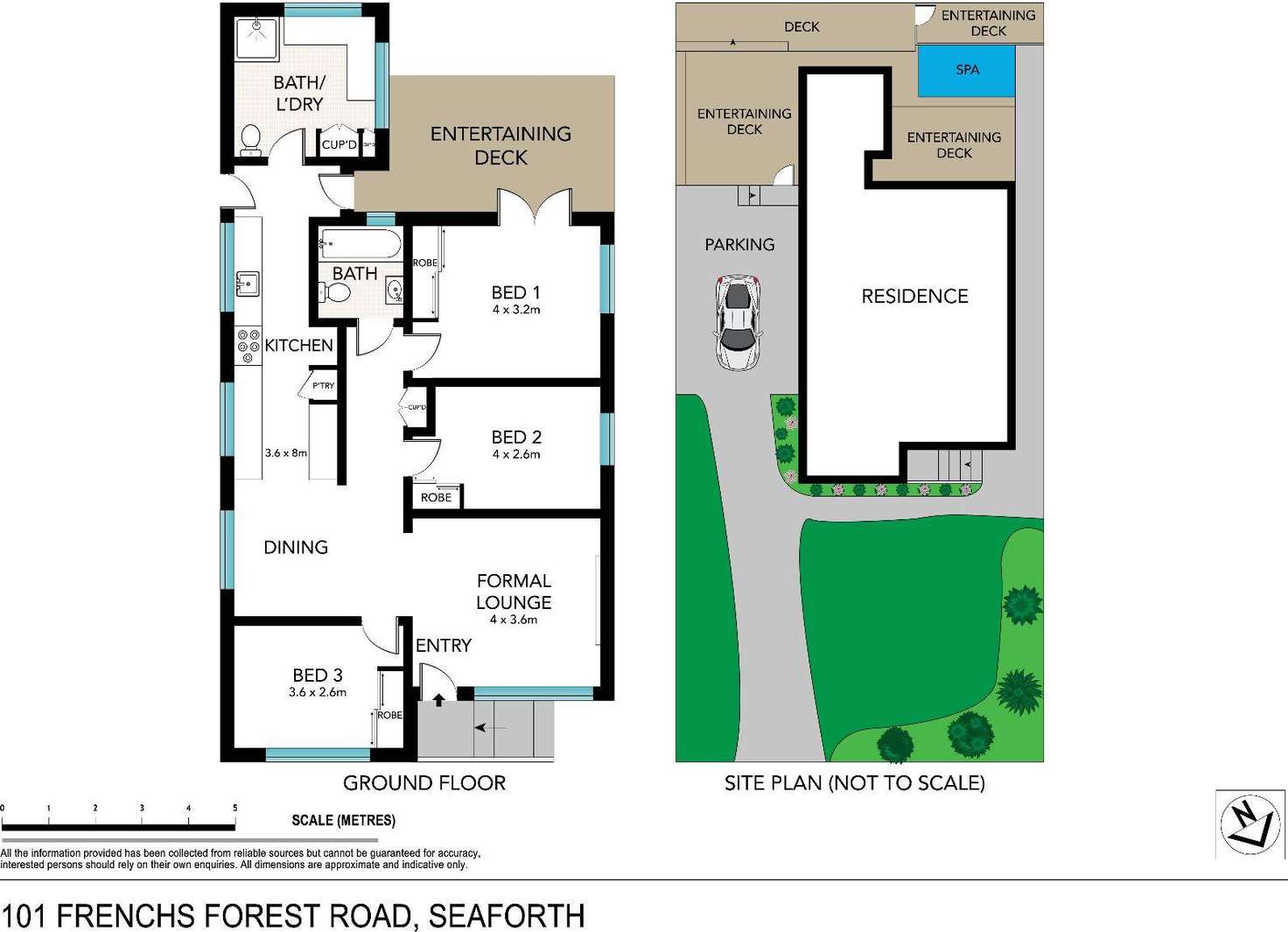 Floorplan of Homely house listing, 101 Frenchs Forest Road, Seaforth NSW 2092