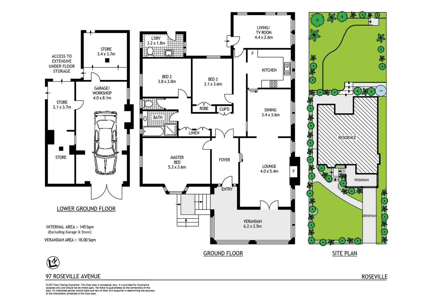 Floorplan of Homely house listing, 97 Roseville Avenue, Roseville NSW 2069