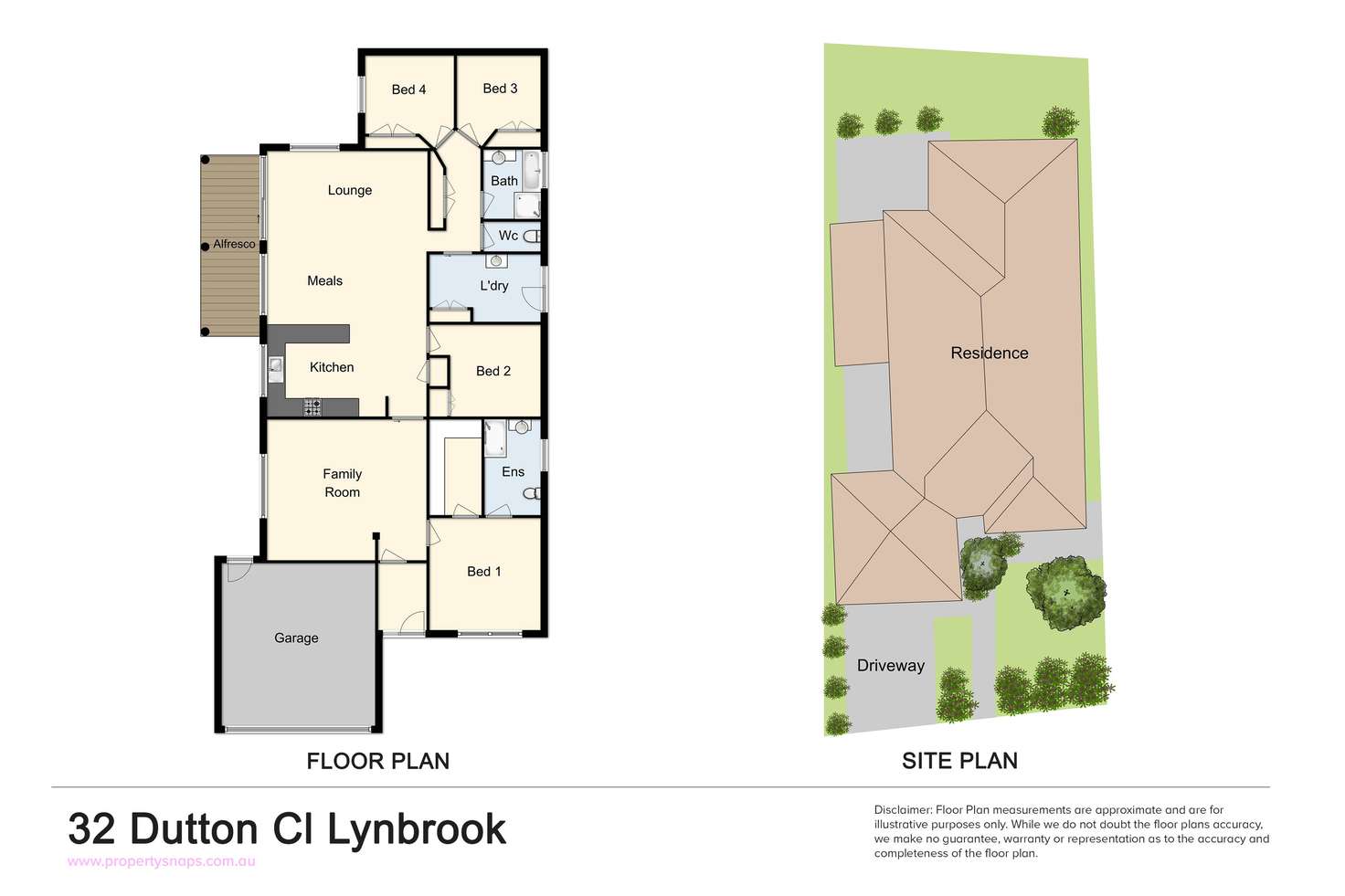 Floorplan of Homely house listing, 32 Dutton Close, Lynbrook VIC 3975