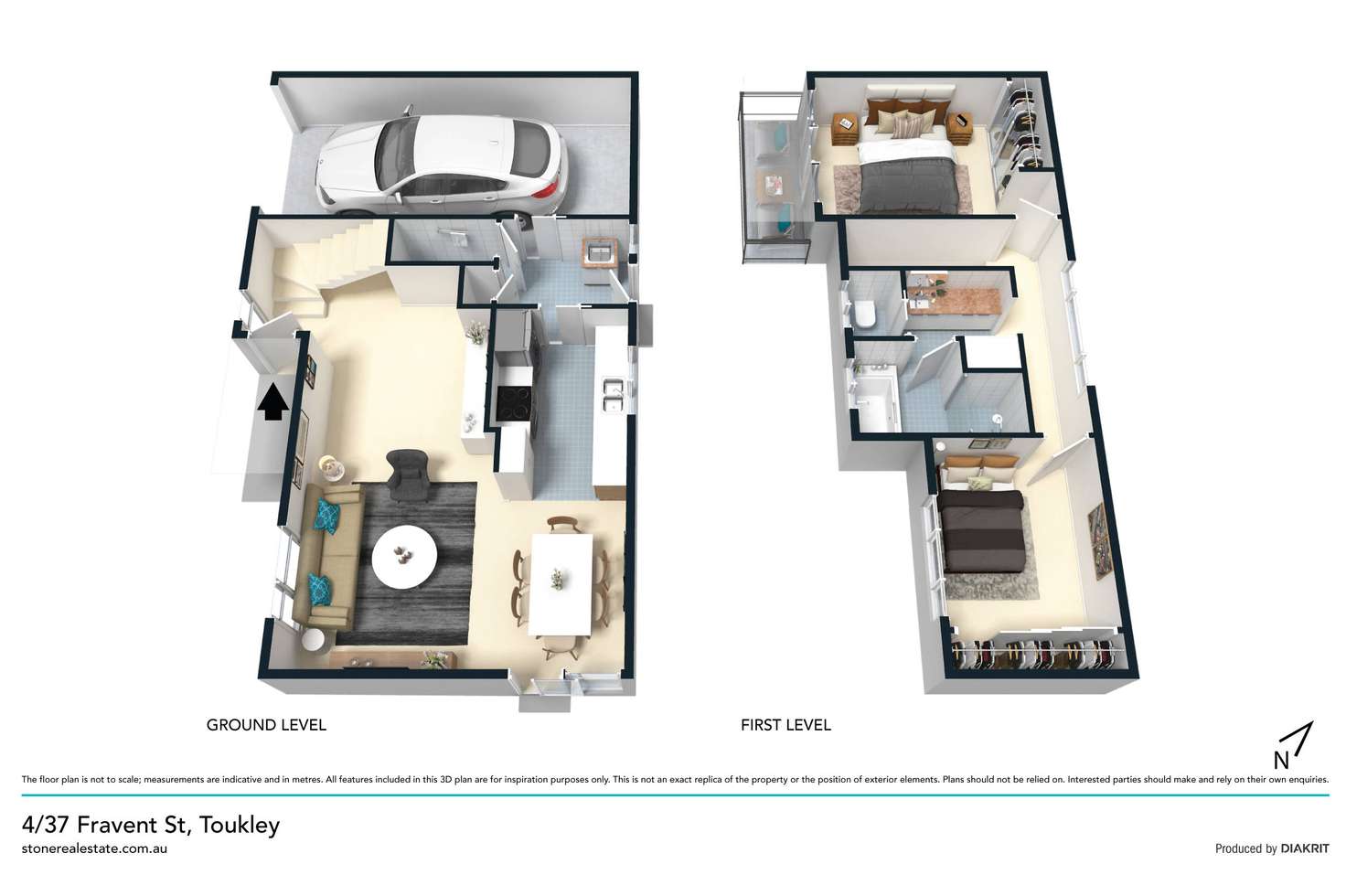 Floorplan of Homely villa listing, 4/37 Fravent Street, Toukley NSW 2263