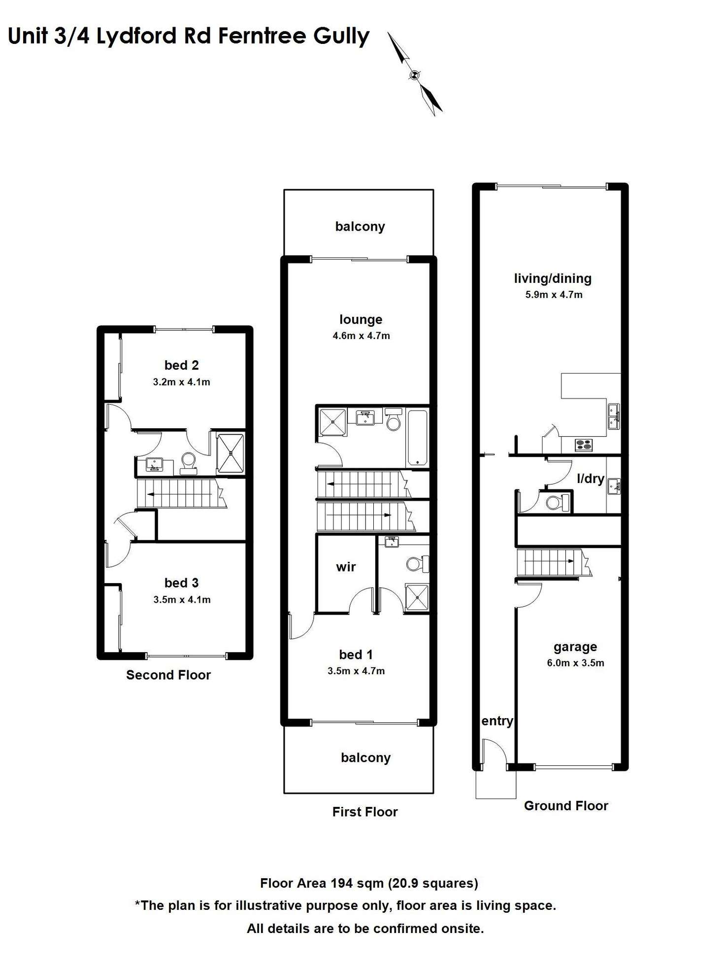 Floorplan of Homely house listing, 2/11 Lydford Road, Ferntree Gully VIC 3156