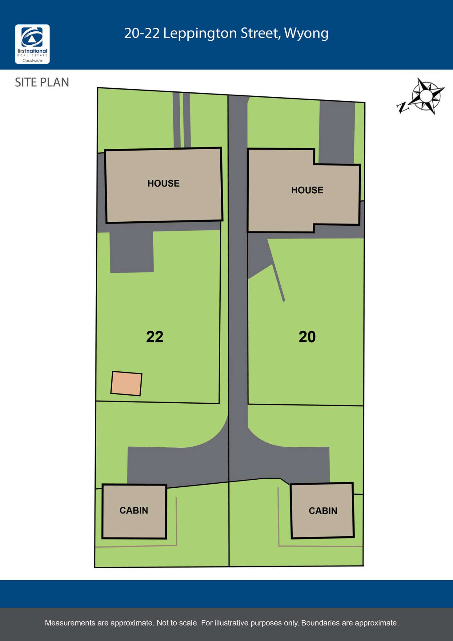 Floorplan of Homely house listing, 20-22 Leppington Street, Wyong NSW 2259