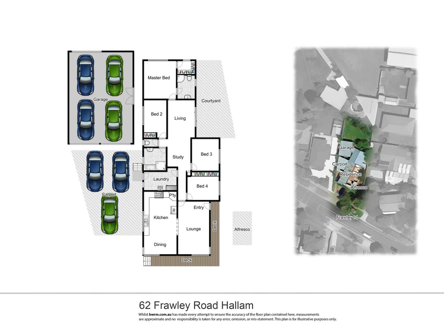 Floorplan of Homely house listing, 62 Frawley Road, Hallam VIC 3803